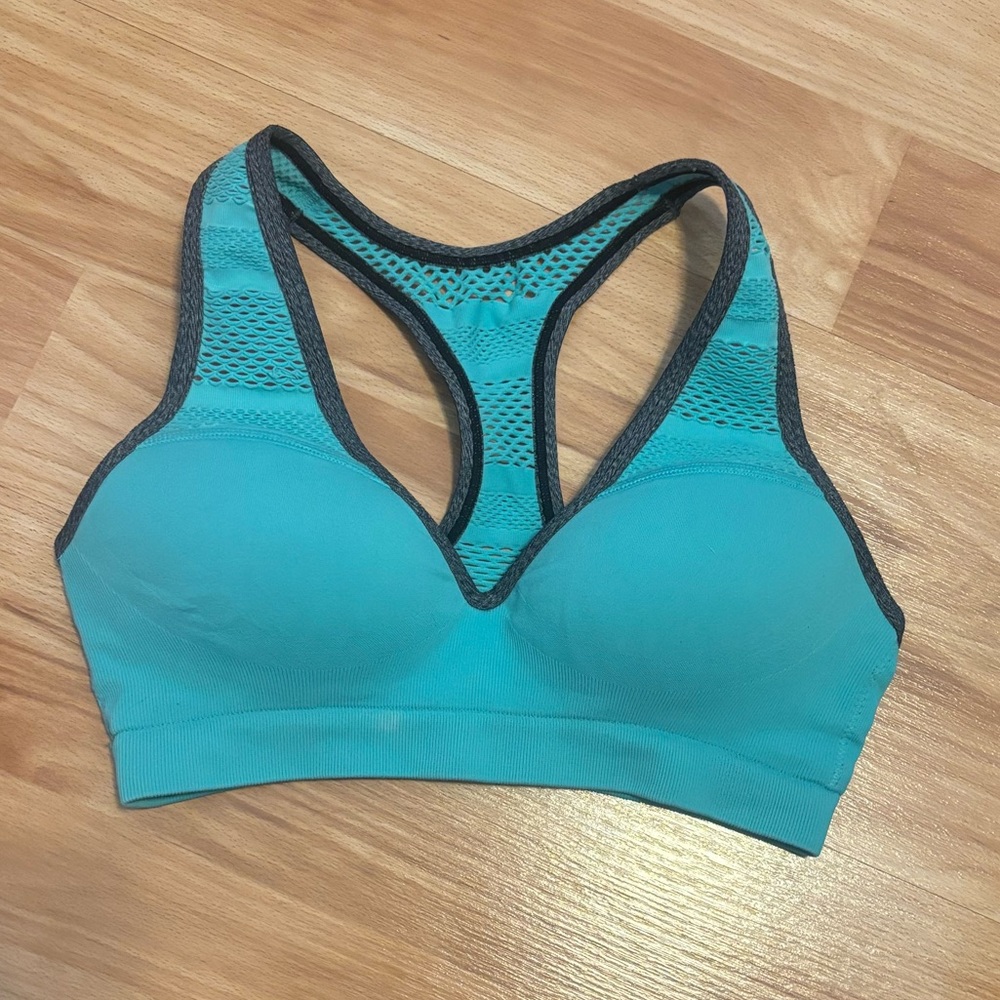 Victoria's Secret VS PINK Teal Yoga Sports Bra